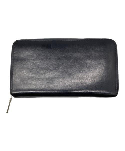 Whitehouse Cox（ホワイトハウスコックス）Whitehouse Cox (ホワイトハウスコックス) 長財布 ブラック ダービーコレクション ネイビーの古着・服飾アイテム