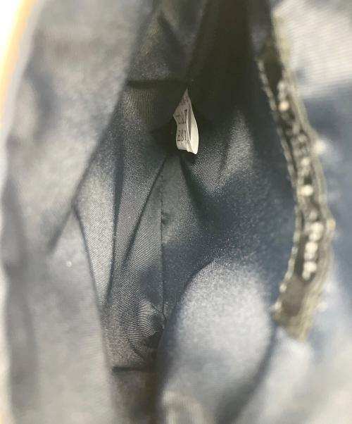 BLACK LABEL CRESTBRIDGE（ブラックレーベル クレストブリッジ）BLACK LABEL CRESTBRIDGE (ブラックレーベル クレストブリッジ) チェックミニショルダーポーチ ベージュ×ネイビーの古着・服飾アイテム