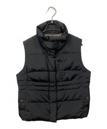 BURBERRY LONDON（バーバリーロンドン）の古着「ダウンベスト 裏地ノバチェック」｜ブラック