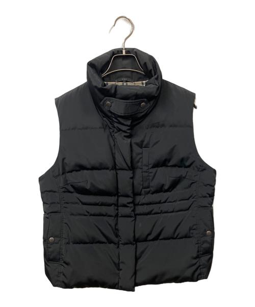 BURBERRY LONDON（バーバリーロンドン）BURBERRY LONDON (バーバリーロンドン) ダウンベスト 裏地ノバチェック ブラック サイズ:46の古着・服飾アイテム