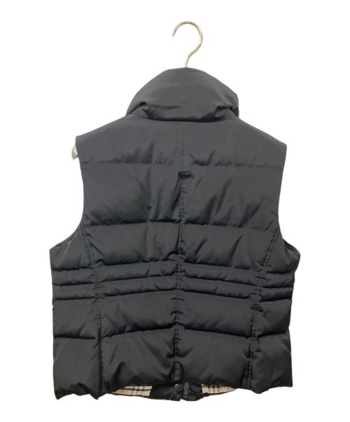 BURBERRY LONDON（バーバリーロンドン）BURBERRY LONDON (バーバリーロンドン) ダウンベスト 裏地ノバチェック ブラック サイズ:46の古着・服飾アイテム