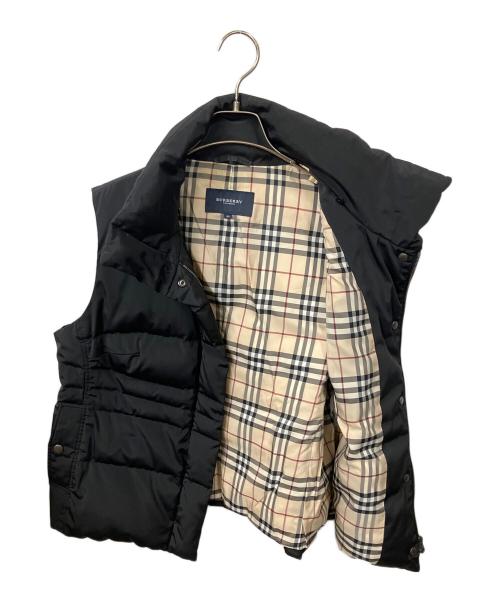 BURBERRY LONDON（バーバリーロンドン）BURBERRY LONDON (バーバリーロンドン) ダウンベスト 裏地ノバチェック ブラック サイズ:46の古着・服飾アイテム