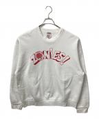 FRUIT OF THE LOOMフルーツオブザルーム）の古着「プリントスウェット ホワイト」｜ホワイト