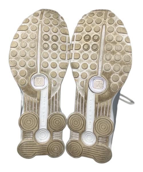 NIKE（ナイキ）NIKE (ナイキ) SHOX R4 WHITE/METALLIC SILVER-WHITE ホワイト サイズ:28.5の古着・服飾アイテム