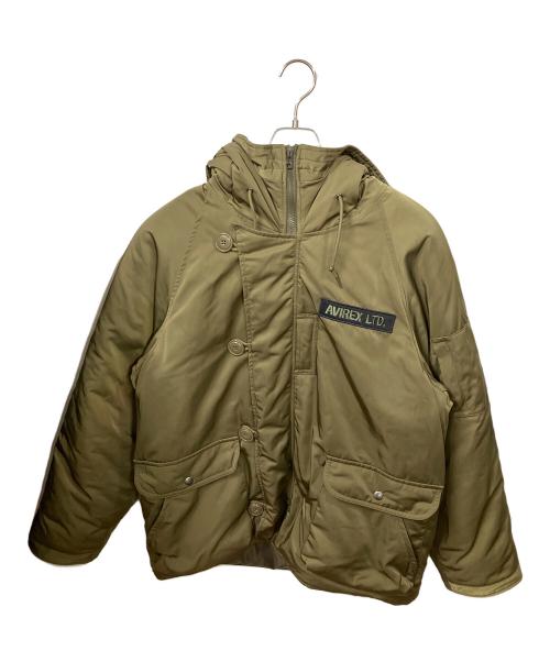 AVIREX（アヴィレックス）AVIREX (アヴィレックス) 中綿ジャケット カーキ サイズ:XLの古着・服飾アイテム