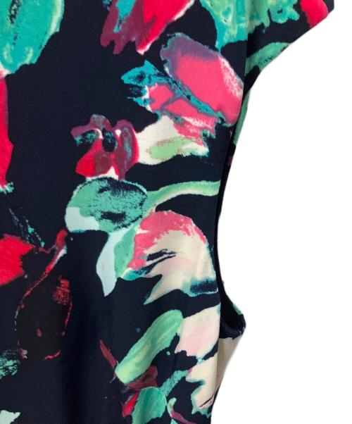 RALPH LAUREN（ラルフローレン）RALPH LAUREN (ラルフローレン) 花柄ドレス　ブラック ネイビー サイズ:180/104A 未使用品の古着・服飾アイテム