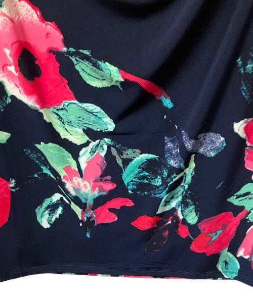 RALPH LAUREN（ラルフローレン）RALPH LAUREN (ラルフローレン) 花柄ドレス　ブラック ネイビー サイズ:180/104A 未使用品の古着・服飾アイテム
