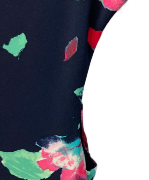 RALPH LAUREN（ラルフローレン）RALPH LAUREN (ラルフローレン) 花柄ドレス　ブラック ネイビー サイズ:180/104A 未使用品の古着・服飾アイテム