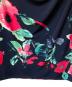 中古・古着 RALPH LAUREN (ラルフローレン) 花柄ドレス　ブラック ネイビー サイズ:180/104A 未使用品：8000円