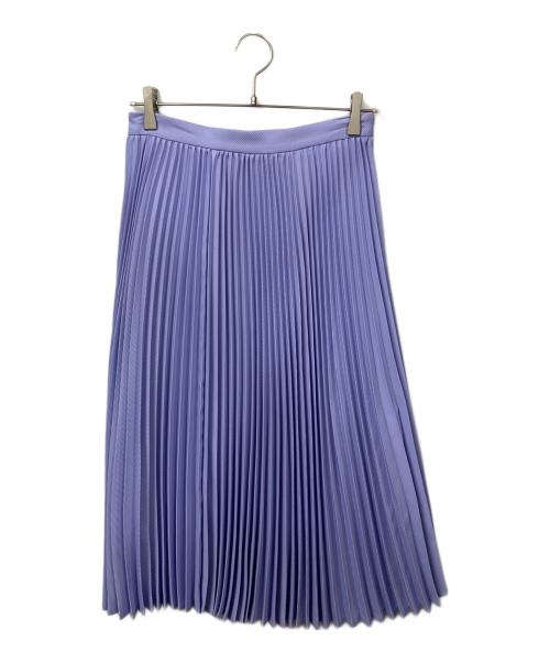 Cen.（セン）Cen. (セン) プリーツスカート パーップル パープル サイズ:40の古着・服飾アイテム