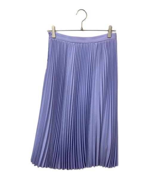 Cen.（セン）Cen. (セン) プリーツスカート パーップル パープル サイズ:40の古着・服飾アイテム
