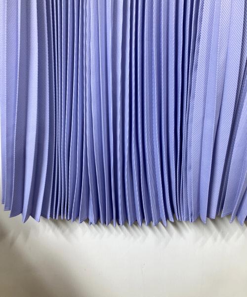 Cen.（セン）Cen. (セン) プリーツスカート パーップル パープル サイズ:40の古着・服飾アイテム