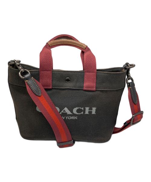 COACH（コーチ）COACH (コーチ) トート 20・カラーブロック ブラウンの古着・服飾アイテム