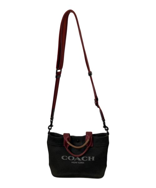COACH（コーチ）COACH (コーチ) トート 20・カラーブロック ブラウンの古着・服飾アイテム