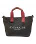 COACH (コーチ) トート 20・カラーブロック ブラウン：10000円