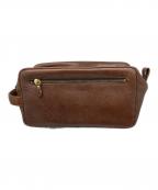 POLO RALPH LAURENポロ・ラルフローレン）の古着「レザーバッグ ブラウン」｜ブラウン