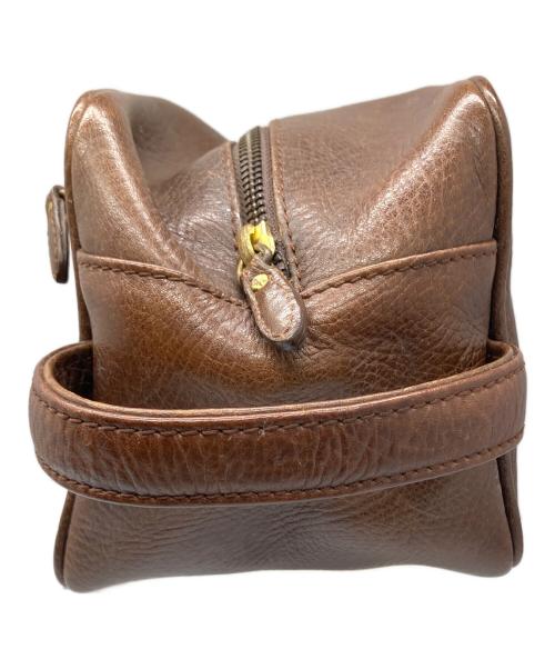 POLO RALPH LAUREN（ポロ・ラルフローレン）POLO RALPH LAUREN (ポロ・ラルフローレン) レザーバッグ ブラウン ブラウンの古着・服飾アイテム