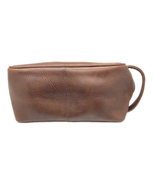 POLO RALPH LAUREN（ポロ・ラルフローレン）POLO RALPH LAUREN (ポロ・ラルフローレン) レザーバッグ ブラウン ブラウンの古着・服飾アイテム