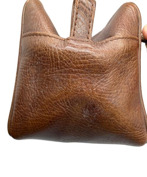 POLO RALPH LAUREN（ポロ・ラルフローレン）POLO RALPH LAUREN (ポロ・ラルフローレン) レザーバッグ ブラウン ブラウンの古着・服飾アイテム