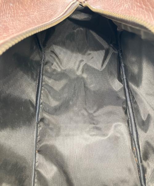 POLO RALPH LAUREN（ポロ・ラルフローレン）POLO RALPH LAUREN (ポロ・ラルフローレン) レザーバッグ ブラウン ブラウンの古着・服飾アイテム