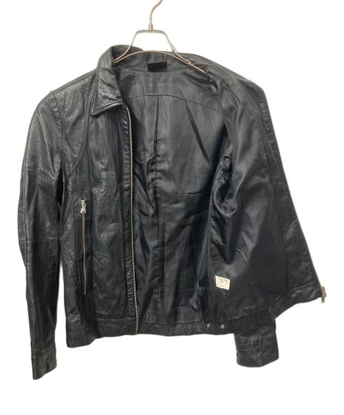 JACKROSE（ジャックローズ）JACKROSE (ジャックローズ) ピッグレザーライダースジャケット　ブラック ブラック サイズ:2の古着・服飾アイテム