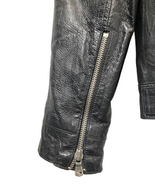 JACKROSE（ジャックローズ）JACKROSE (ジャックローズ) ピッグレザーライダースジャケット　ブラック ブラック サイズ:2の古着・服飾アイテム