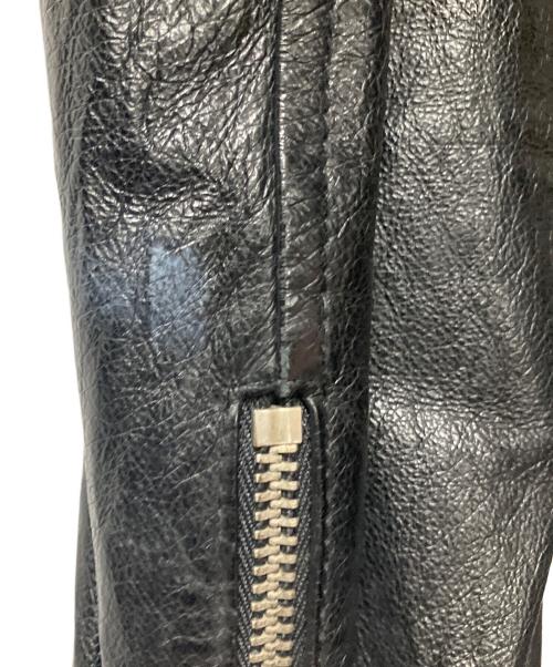 JACKROSE（ジャックローズ）JACKROSE (ジャックローズ) ピッグレザーライダースジャケット　ブラック ブラック サイズ:2の古着・服飾アイテム