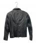 JACKROSE (ジャックローズ) ピッグレザーライダースジャケット　ブラック ブラック サイズ:2：6000円