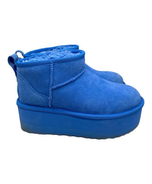 UGG（アグ）UGG (アグ) Classic Ultra Mini Platform ブルー サイズ:22の古着・服飾アイテム