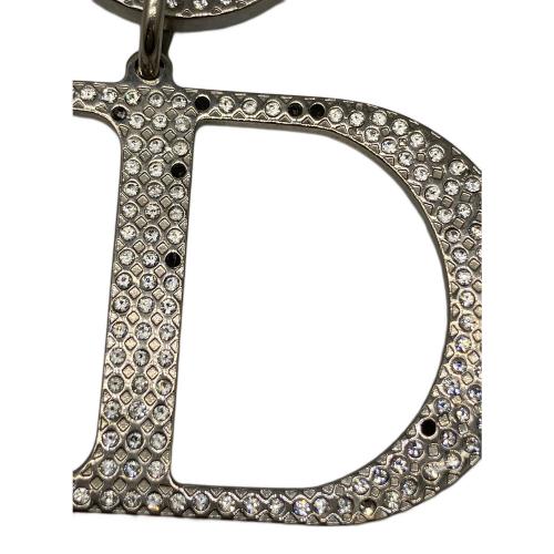 Christian Dior（クリスチャン ディオール）Christian Dior (クリスチャン ディオール) キーリング シルバー ラインストーンシルバーチャーム シルバーの古着・服飾アイテム
