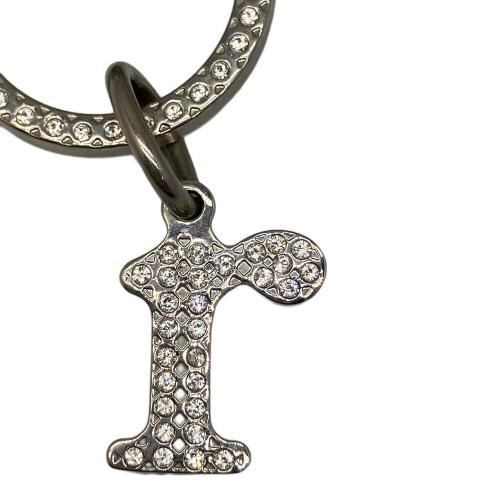 Christian Dior（クリスチャン ディオール）Christian Dior (クリスチャン ディオール) キーリング シルバー ラインストーンシルバーチャーム シルバーの古着・服飾アイテム