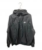 NIKEナイキ）の古着「ウィンドランナー メンズフーデッドジャケット」｜ブラック