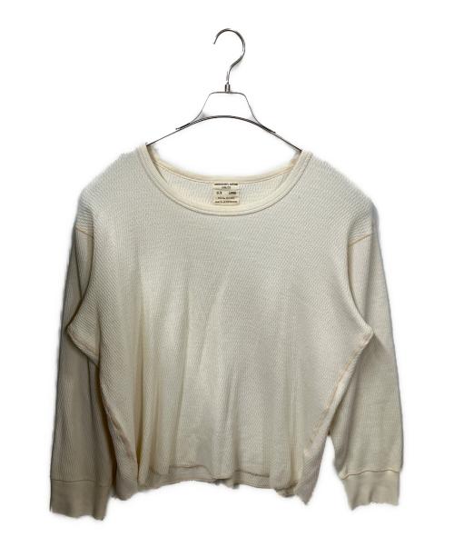 gold（ゴールド）GOLD (ゴールド) 長袖カットソー ベージュ サイズ:Lの古着・服飾アイテム