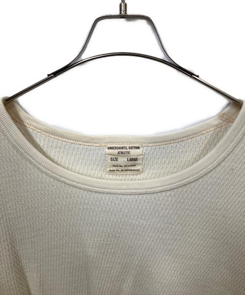 gold（ゴールド）GOLD (ゴールド) 長袖カットソー ベージュ サイズ:Lの古着・服飾アイテム