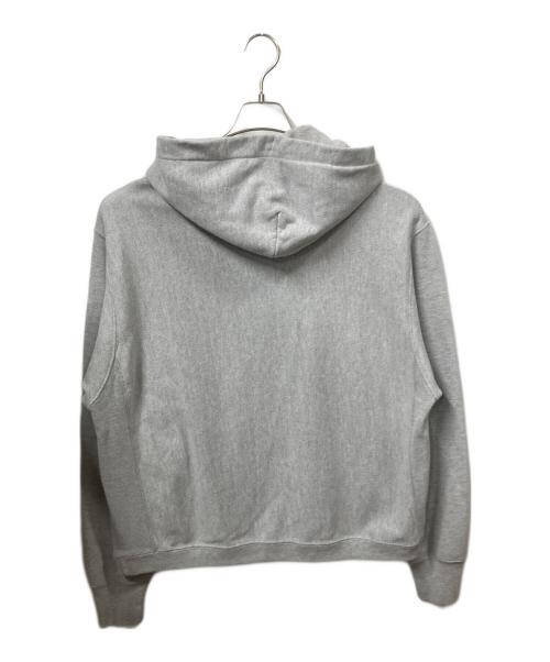 Champion REVERSE WEAVE（チャンピオン リバース ウィーブ）Champion REVERSE WEAVE (チャンピオン リバース ウィーブ) プルオーバーパーカー グレー グレー サイズ:Lの古着・服飾アイテム