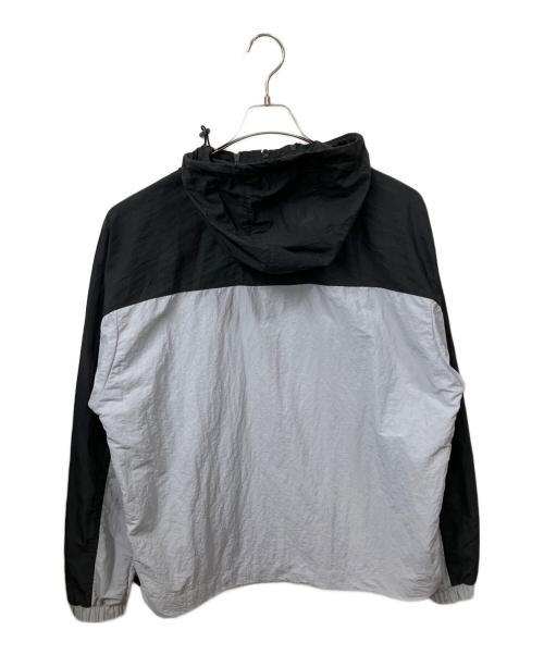 adidas Originals（アディダスオリジナル）adidas originals (アディダスオリジナル) アドベンチャー ミッシュマッシュ ウインドブレーカー ブラック×ブルー サイズ:Lの古着・服飾アイテム