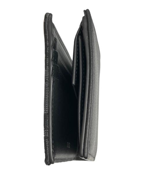Dior（ディオール）DIOR (ディオール) Saddle 2つ折りウォレット ブラックの古着・服飾アイテム