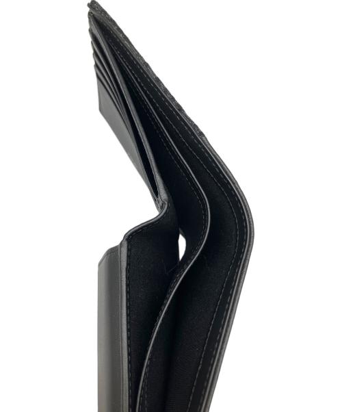 Dior（ディオール）DIOR (ディオール) Saddle 2つ折りウォレット ブラックの古着・服飾アイテム