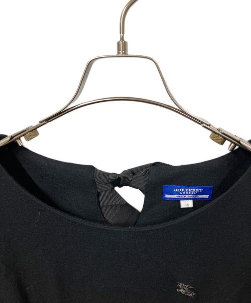 BURBERRY LONDON（バーバリーロンドン）BURBERRY LONDON (バーバリーロンドン) 長袖ワンピース　ブラック ブラック サイズ:36の古着・服飾アイテム