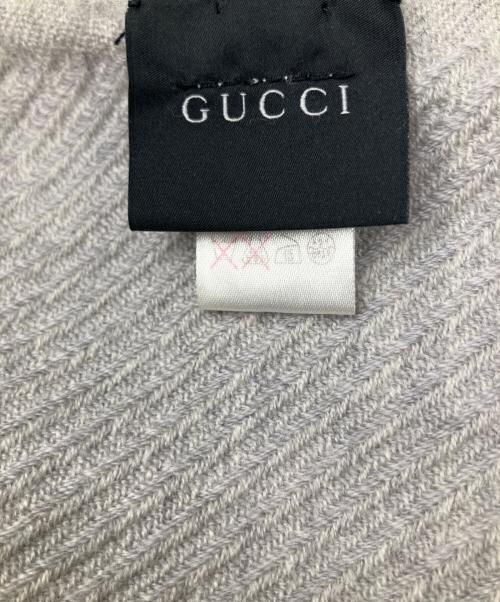GUCCI（グッチ）GUCCI (グッチ) マフラー グレーの古着・服飾アイテム