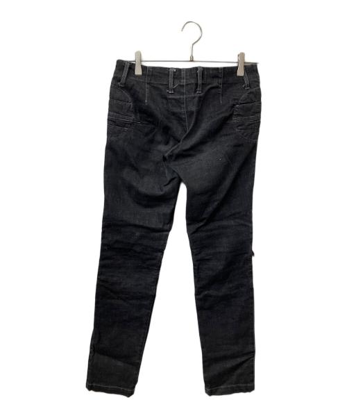Max Fritz（マックスフリッツ）MAX FRITZ (マックスフリッツ) ダブルニーデニムパンツ ブラック ブラック サイズ:w39の古着・服飾アイテム