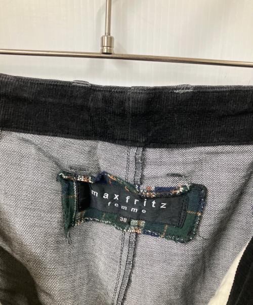 Max Fritz（マックスフリッツ）MAX FRITZ (マックスフリッツ) ダブルニーデニムパンツ ブラック ブラック サイズ:w39の古着・服飾アイテム