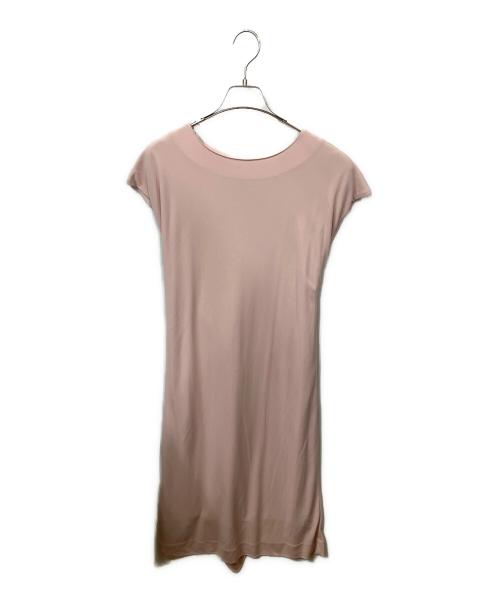 Karl Lagerfeld（カール ラガーフェルド）KARL LAGERFELD (カール ラガーフェルド) ノースリーブワンピース ピンク サイズ:40の古着・服飾アイテム