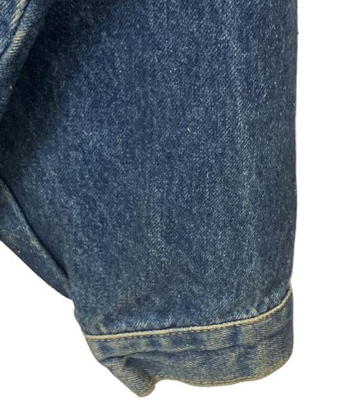 SENSITIVE（センシティブ）SENSITIVE (センシティブ) 刺繍デニムジャケット ネイビー サイズ:Lの古着・服飾アイテム