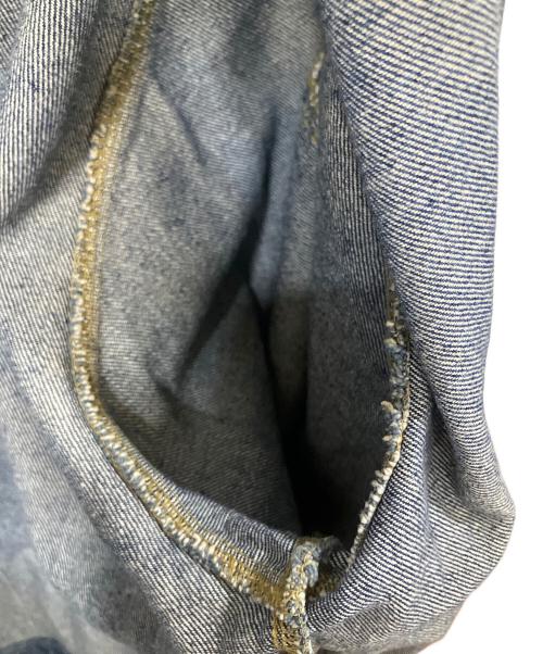SENSITIVE（センシティブ）SENSITIVE (センシティブ) 刺繍デニムジャケット ネイビー サイズ:Lの古着・服飾アイテム
