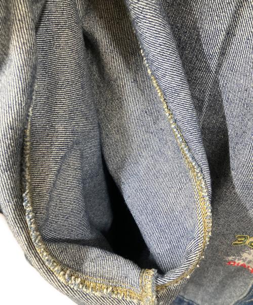 SENSITIVE（センシティブ）SENSITIVE (センシティブ) 刺繍デニムジャケット ネイビー サイズ:Lの古着・服飾アイテム