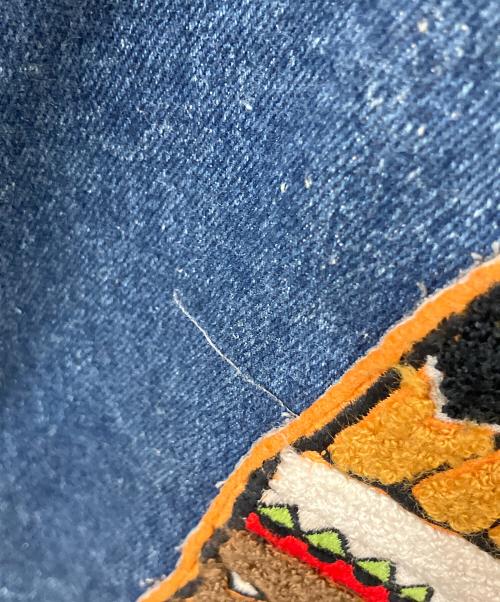 SENSITIVE（センシティブ）SENSITIVE (センシティブ) 刺繍デニムジャケット ネイビー サイズ:Lの古着・服飾アイテム