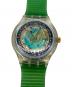 SWATCH（スウォッチ）の古着「自動巻き腕時計　グリーン」｜グリーン