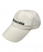 BALENCIAGAバレンシアガ）の古着「ベースボールキャップ ホワイト」｜ホワイト
