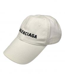 BALENCIAGA（バレンシアガ）の古着「ベースボールキャップ ホワイト」｜ホワイト